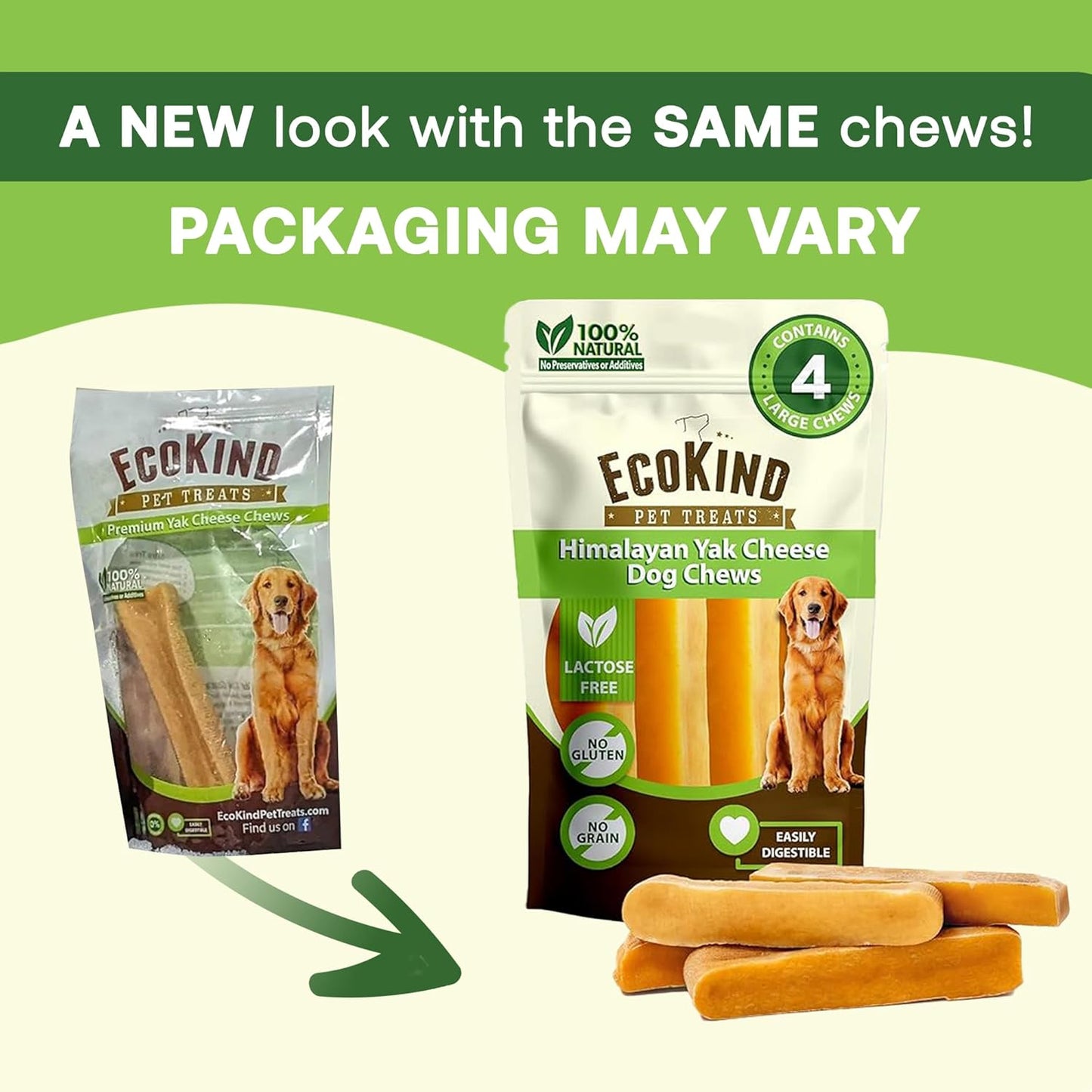 Gold Yak Chews for Small Dogs (4 - 75 sticks)
